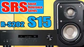 [SRS] Polk Audio S15 Bookshelf Speakers / Yamaha R-S202 Stereo Receiver