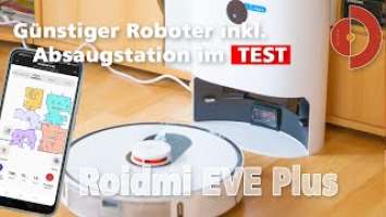 Roidmi Eve Plus Test - Günstiger Saugroboter inkl. Absaugstation  überzeugt [ Saugroboter Test]