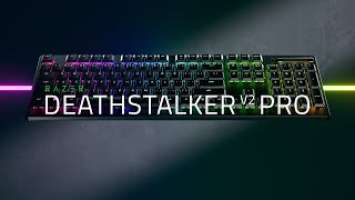 Razer DeathStalker V2 Pro | Низкопрофильная эргономика, Высокопроизводительная беспроводная связь