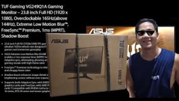 ASUS TUF GAMING VG249Q1A Gaming Monitor - UNBOXING