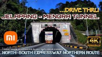 XIAOMI 70MAI A800S 4K DASHCAM PLUS + WITH REAR CAMERA: JELAPANG IPOH - MENORA TUNNEL TEST DRIVE 3.0