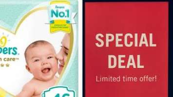 Pampers Premium care Diapers, Size 2, Mini, 3-8 kg, Super Saver Pack, 136 Count