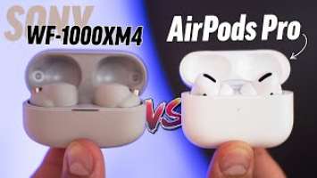 Sony WF-1000XM4 vs AirPods Pro - We DIDN'T Expect THIS!