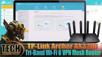 Archer AX3200 | TP LINK AX3200 Tri-Band Wi-Fi 6 VPN Mesh Router | Best Budget WiFi 6 Router