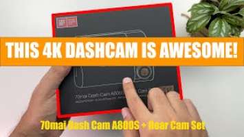 The best value-for-money 4K dash camera ever! || 70mai Dashcam A800S + Rearcam set full unboxing