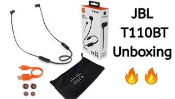 JBL T110BT Bass Bluetooth In Ear Headphone Unboxing