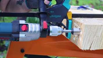 Bosch GSB 24-2 Percussion Drill, short demonstration of power