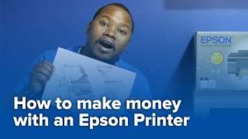 How to make money with an Epson printer #EpsonL850  #unboxing