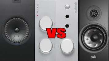 [Sound Battle] KEF Q350 vs Polk Audio R200/ Audiolab 6000A / Integrated Amplifier/Bookshelf Speakers