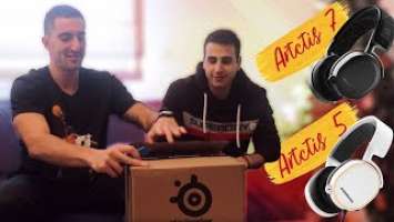 Unboxing the Steelseries Arctis 7 and Arctis 5!