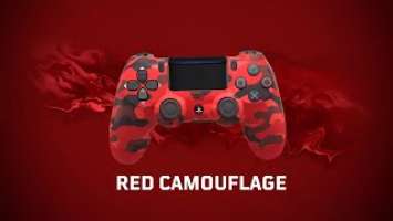 Новый Dualshock 4 V2 Геймпад (Красный камуфляж)