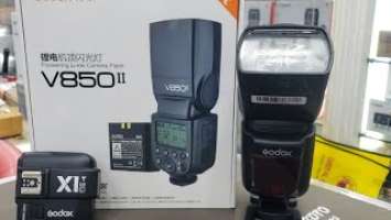 আর নাই চিন্তা এবার এলে  লিথিয়াম বেটারি। Godox V850 II Flash and Godox x1Tiger Reviews Unboxing.