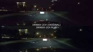 Blackvue DR900X-2CH Plus vs. DR900X-2CH - Front + Rear 4K Night