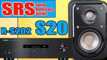 [SRS] Polk Audio S20 Bookshelf Speakers / Yamaha R-S202 Stereo Receiver