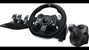 logitech G920 driving force with shifter unboxing  part 1. one studio