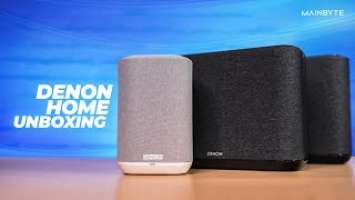 Quick Hands On With ALL of Denons New Smart Wireless Speakers - Denon Home 150, 250 & 350