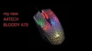 My new A4TECH BLOODY A70 gaming mouse #bloodya70 #tausifpro