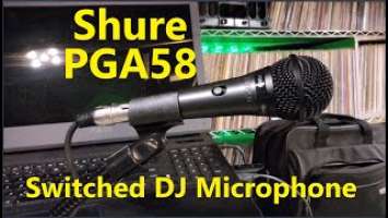 Shure PGA58 - Switched Cardioid Microphone - DJ Unboxing & Test