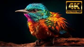 DUNE HD ULTRA VISION 4K, Soothing Music | Colorful Bird World
