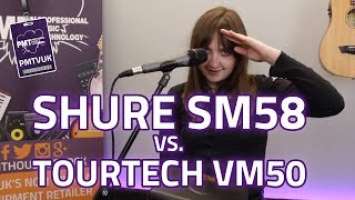 Tourtech VM50 vs Shure SM58 - Quick Comparison