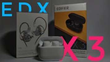 KZ EDX vs Edifier X3 | Review(s) | TWS vs Regular Earbuds