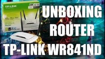 UNBOXING TP-LINK TL-WR841N 300Mbps Wireless N Router