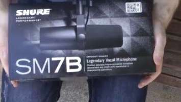Shure SM7B Microphone Unboxing