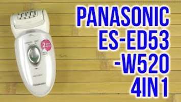 Распаковка PANASONIC ES-ED53-W520 4в1