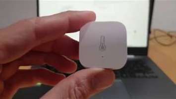 Xiaomi Aqara Temp/Humidity/Pressure Sensor (unboxing/setup)