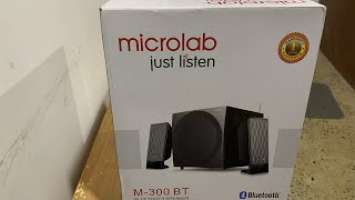 Microlab 300 BT Unbox & Sound Check