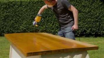 Wagner W100 - Spraying Kitchen Table