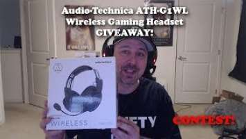 Audio-Technica ATH-G1WL Wireless Gaming Headset Giveaway CONTEST!!