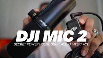 DJI MIC 2 + SHURE SM7dB - it's POWERFUL!!