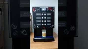 Saeco IperAutomatica приготовление кофе в стеклянный стакан