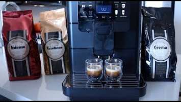 How to use Saeco's New Royal OTC Super Automatic Espresso Machine Released in 2023. Review and Demo.