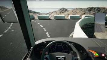 Tourist BUS simulator  PS5 на руле Hori Racing Wheel APEX PS5