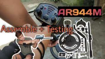 Assemble and testing my metal detector gold treasure AR944M Vlog 29 | Botikol