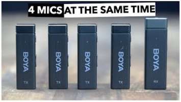 Record with FOUR Mics at ONCE  BOYA BY-W4 Review
