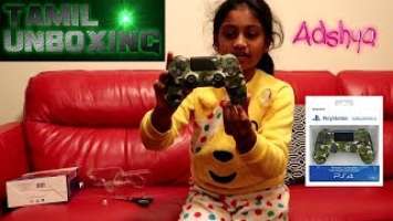 PS4 DualShock 4 V2 Wireless Controller Green Camo Tamil Unboxing