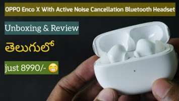 oppo enco x bluetooth headset || oppo enco x noise cancellation in Telugu