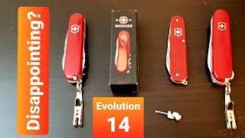 Victorinox/Wenger Evolution 14 vs. Compact, Cadet, Sportsman. My New EDC Knife?