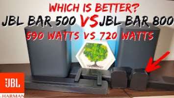 Which is better? JBL BAR 800 vs JBL BAR 500