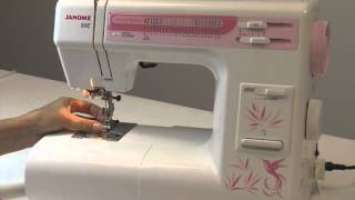 Видео обзор  швейная машина   JANOME 90E