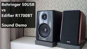 Behringer 50USB vs Edifier R1700BT  ||  Sound Demo