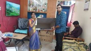 Infinix Y1 smart TV 32 Inches unboxing || Surprise to my Lala (Aunty) #vasimgamerpro #smarttv