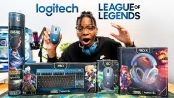 Massive Logitech x League of Legends Collection Unboxing  - G Pro Wireless, G Pro Keyboard, G840