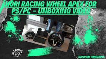 HORI Racing Wheel Apex for PS/PC - Unboxing Video