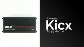 Распаковка усилителя Kicx Angry Ant F4