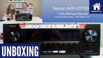 Denon AVR-X2700H 8K AV Receiver Unboxing
