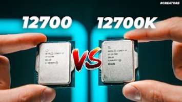 Intel i7 12700 vs 12700k - Is the 'K' version worth it over the 'non-K' ?